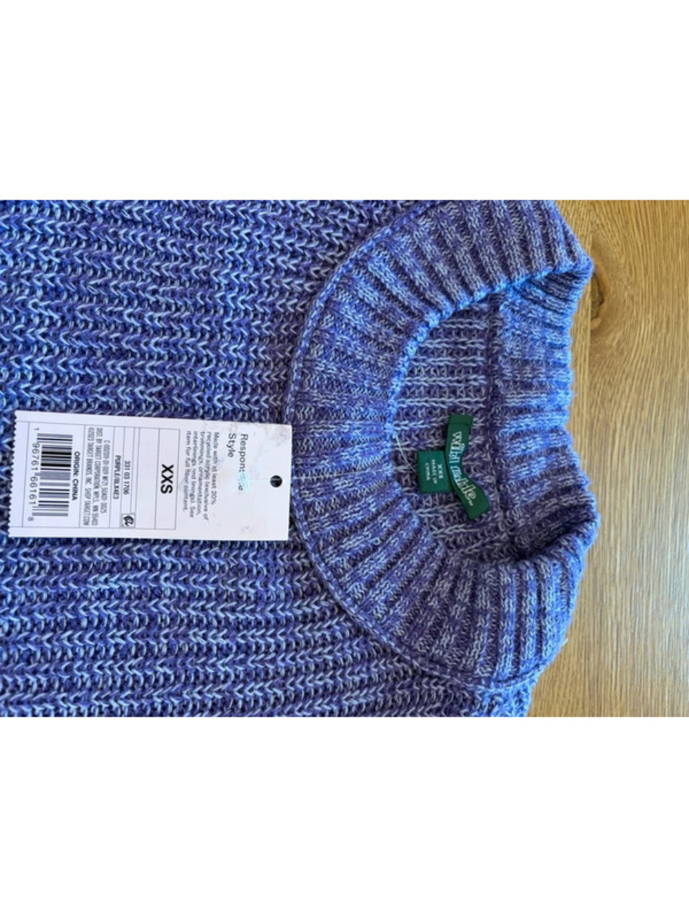Cozy Coquette lavender sweater